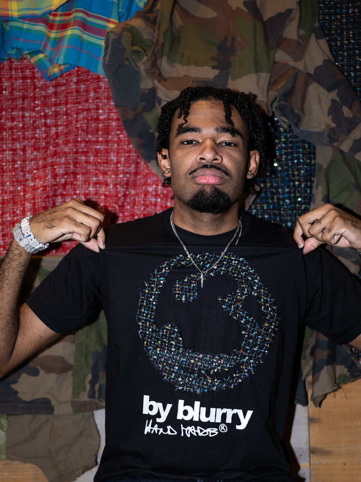 BLACK TWEED BY BLURRY TEE